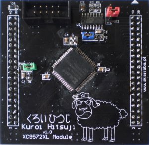 Schemat i PCB moduu CPLD (XC9572XL) Kuroi Hitsuji v1.0 - Czarna Owca