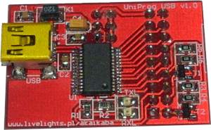 Uniwersalny programator USB - schemat i pcb